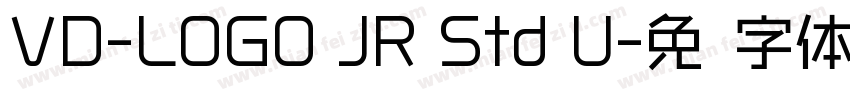 VD-LOGO JR Std U字体转换